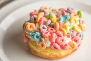 The Loop donut at Voodoo Doughnut
