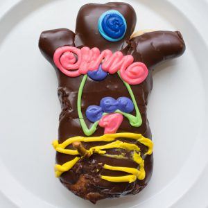 Voodoo Doll donut from Voodoo Doughnut