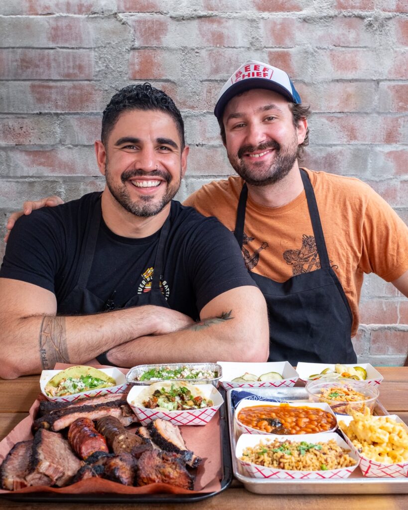 Manny Barella and Patrik Klaiber of Riot BBQ