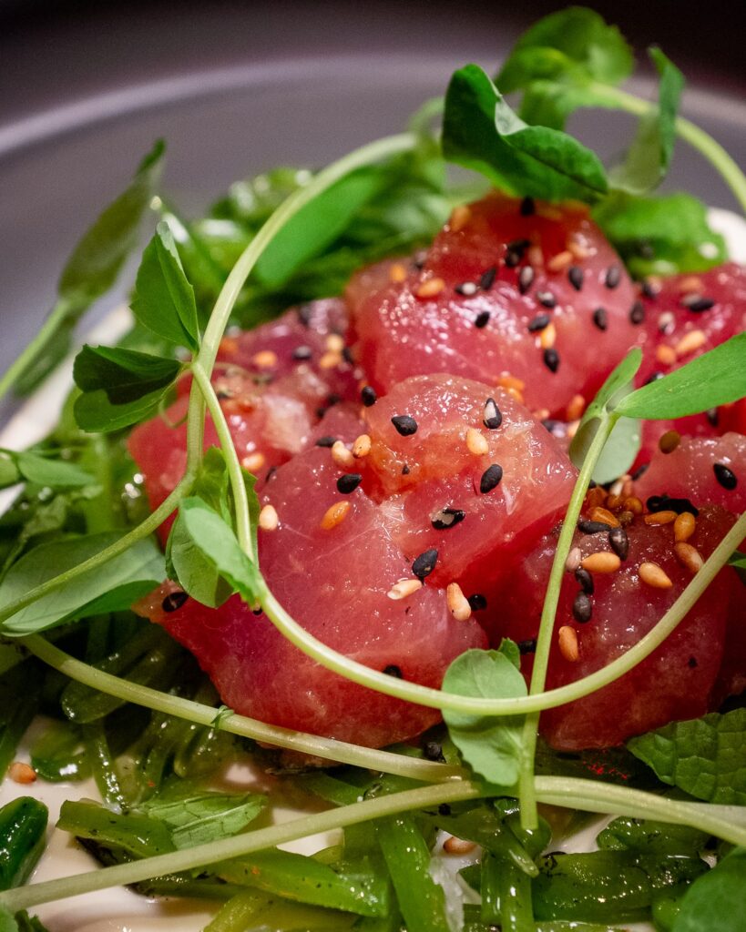 Tuna crudo at BearLeek