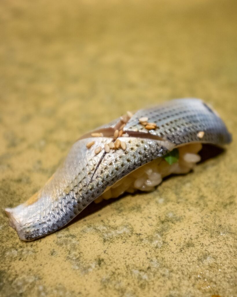 Kohada nigiri at Kizaki