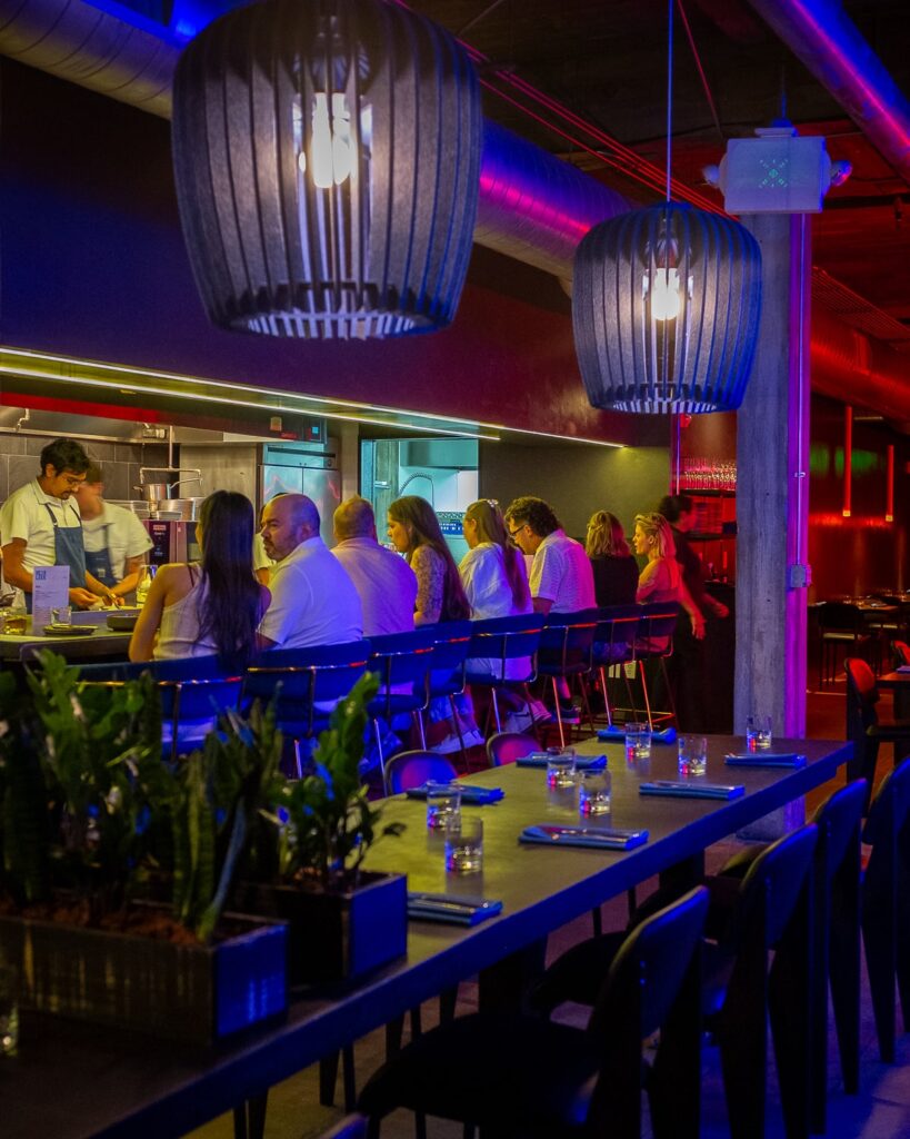 Diners at BearLeek