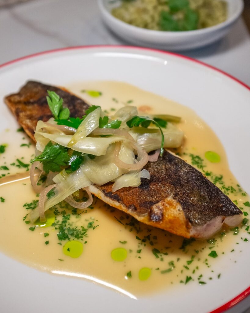 Blackened trout at Rougarou