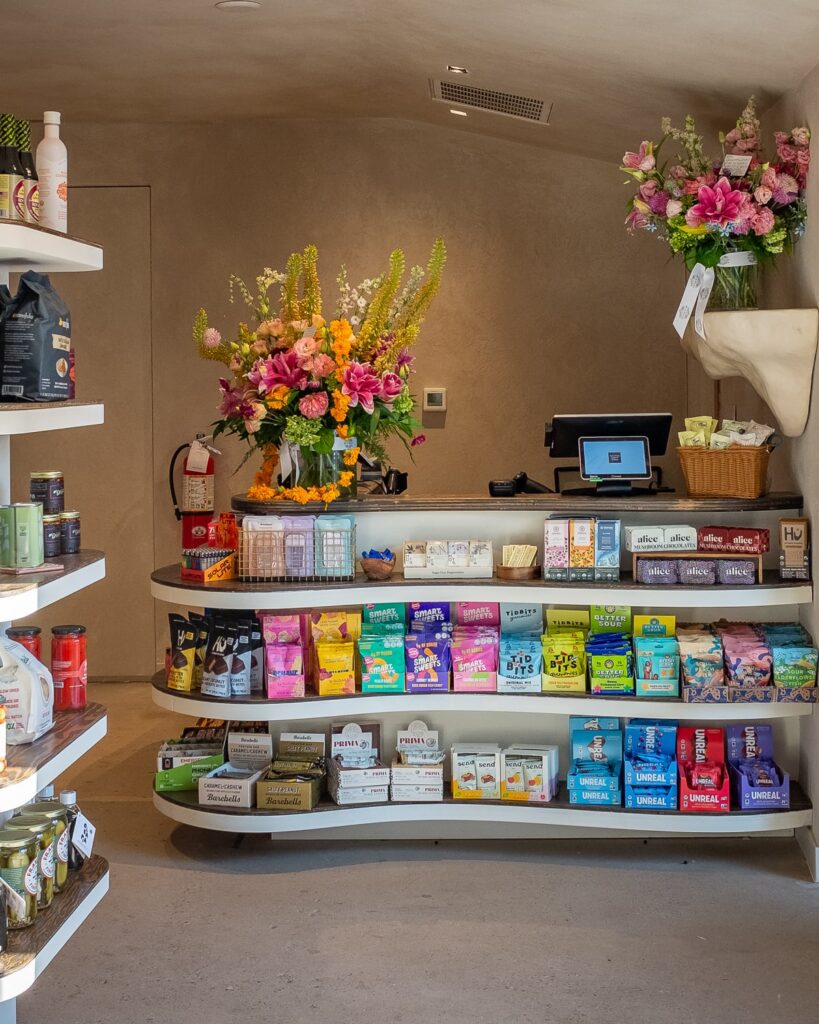 Checkout counter at Town Pump Provisions