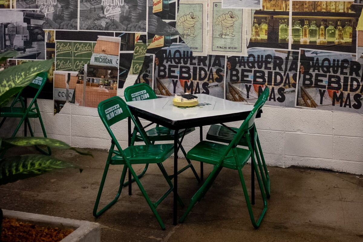 Set table at Molino Chido