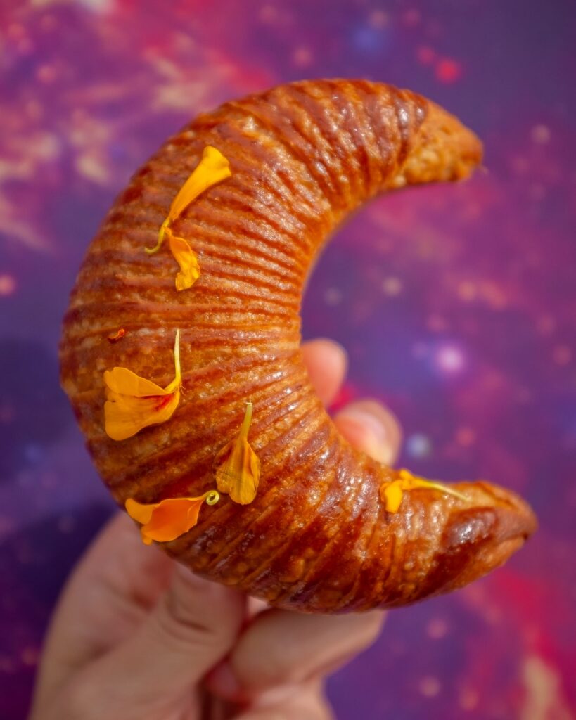 Moon-shaped croissant from Moon Raccoon