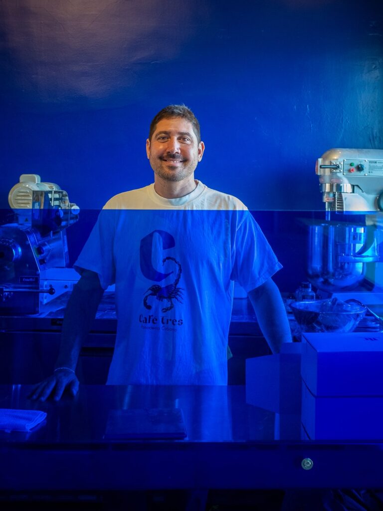 Café Tres owner Michael Solis | Photo: Laura/New Denizen