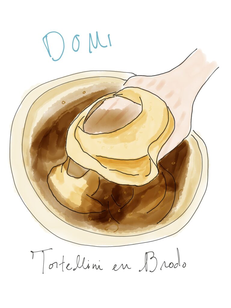 Tortellini en brodo from Domi | Illustration: Laura/New Denizen