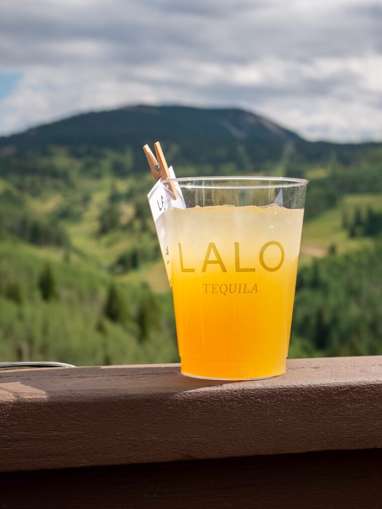 Drink at Alpine Table dinner