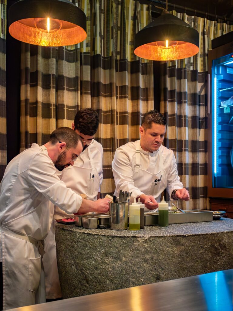 Johnny Curiel and James Gnizak work cold counter at Milpero | Photo: Laura/New Denizen