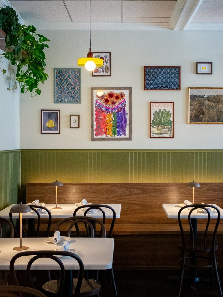 Quiet corner of the dining room at Mother Other | Photo: Laura/New Denizen
